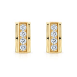 Vortex Round Square Earrings