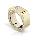 Vortex Chunky Pear Ring