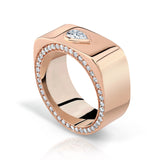 Vortex Chunky Pear Ring