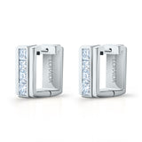 Vortex Square Princess Square Earrings