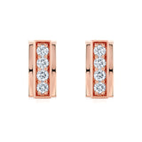 Vortex Round Square Earrings