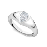 Vortex Pear Signet Ring