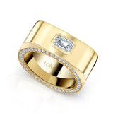 Vortex Emerald Chunky Ring