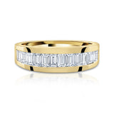 Youness Baguette Curve Ring