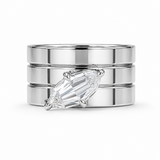 Three Row Marquise Ring
