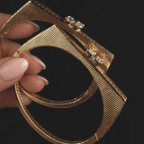 Blade Double Pear Bangle