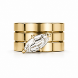 Three Row Marquise Ring