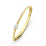 Rêve Step Cut Pear Bangle