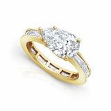 Youness Pear Pinky Ring