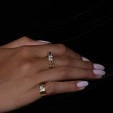 Blade Pear Pinky Ring