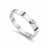 Three Row Marquise Bangle