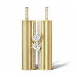 Large Blade Pear & Emerald (Baguette Pave)