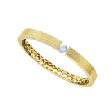 Orbit Emerald Bangle