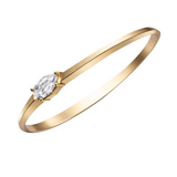 Rêve Step Cut Pear Bangle