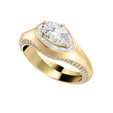 Eres Small Pear Ring