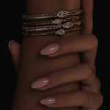 Rêve Step Cut Pear Bangle