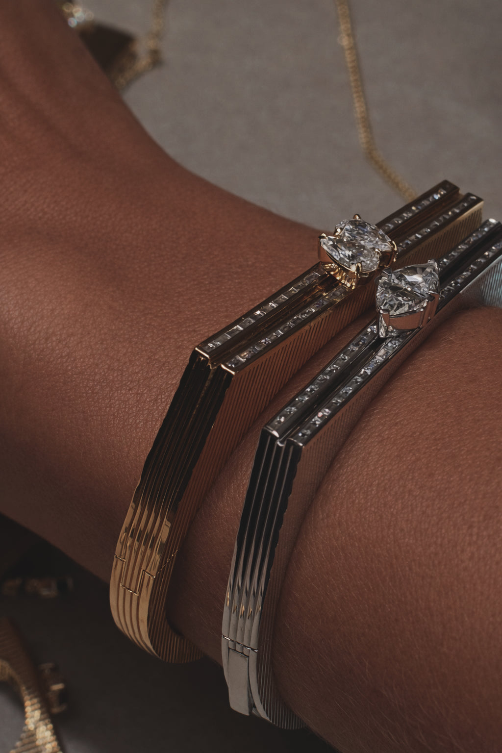 Blade Double Trillant Bangle