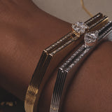 Blade Double Trilliant Bangle
