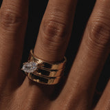 Three Row Marquise Ring
