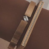 Orbit Emerald Bangle