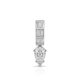 Rêve Pear Step-Cut Clasp with Double Baguette Rows