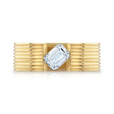 Blade Emerald Pinky Ring