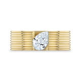 Blade Pear Pinky Ring