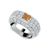 Vortex Champagne Diamond Ring