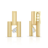 Blade Double Pear Earrings