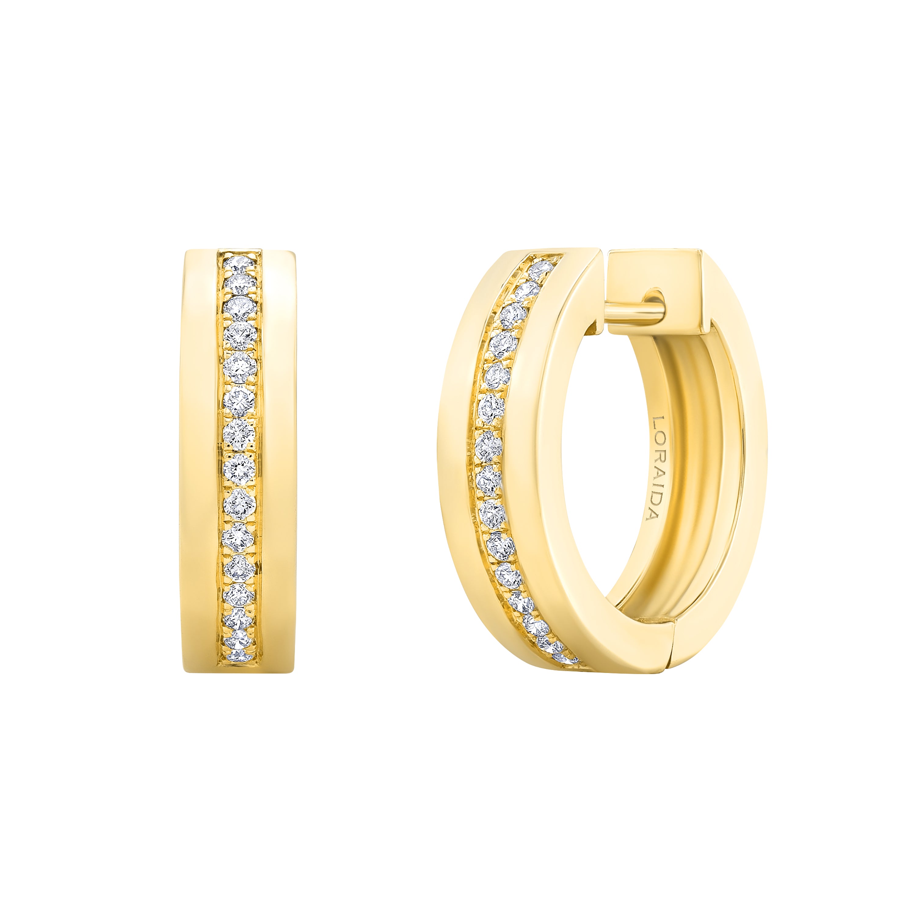 Infinity diamond sales hoop earrings